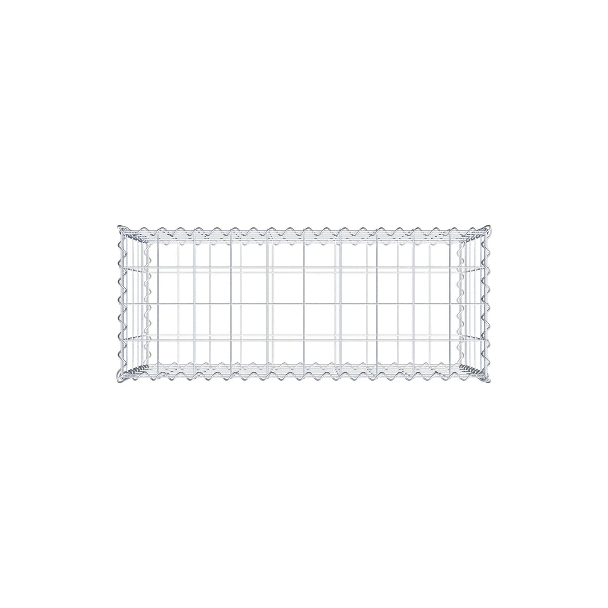 Gabion 100 cm x 50 cm x 40 cm (L x H x P), mailles 10 cm x 10 cm, spirale