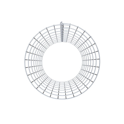 Gabion column around 47 cm diameter, 80 cm height, mesh size 5 cm x 10 cm