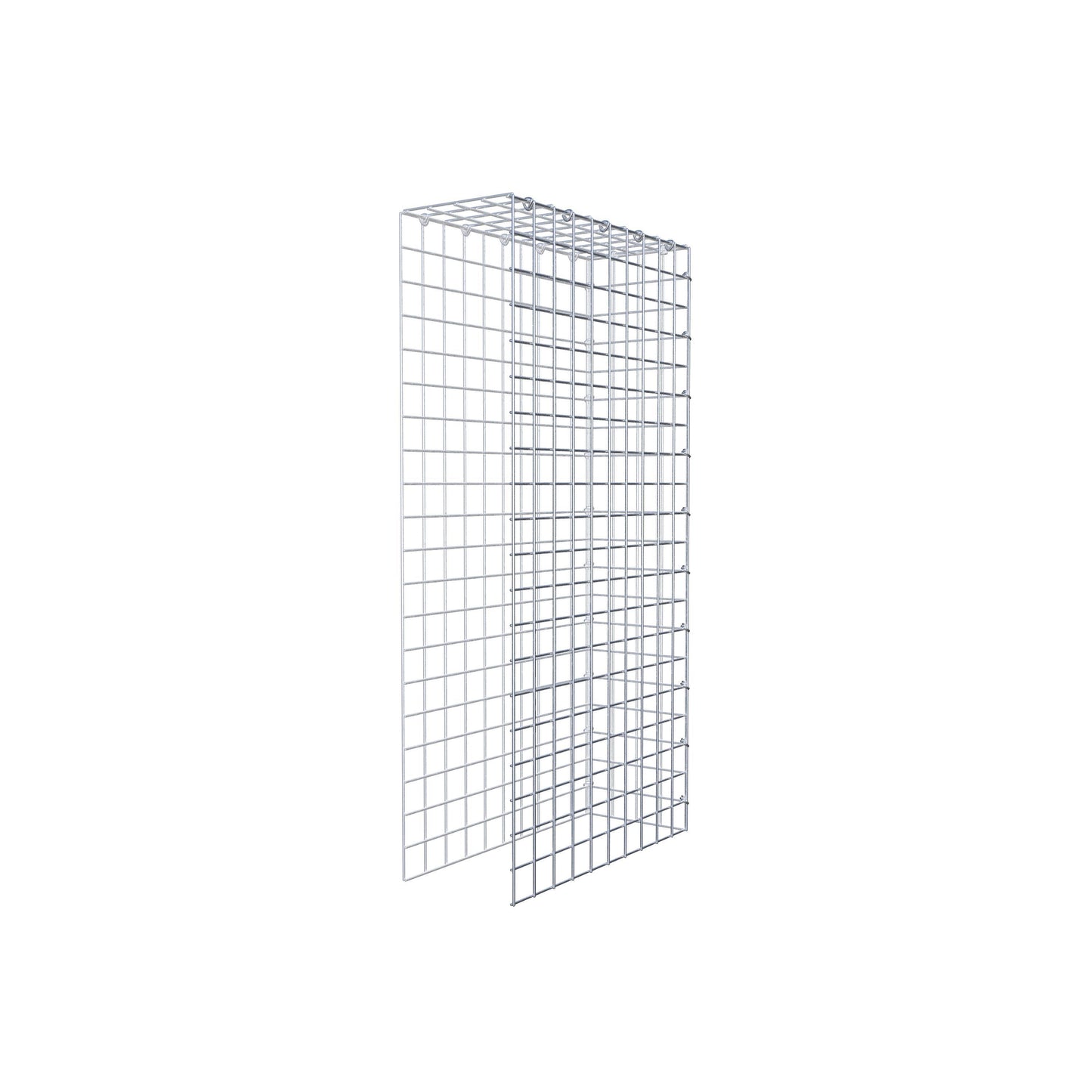 Fourche rapportée type 4 100 cm x 50 cm x 20 cm (L x H x P), mailles 5 cm x 5 cm, anneau C