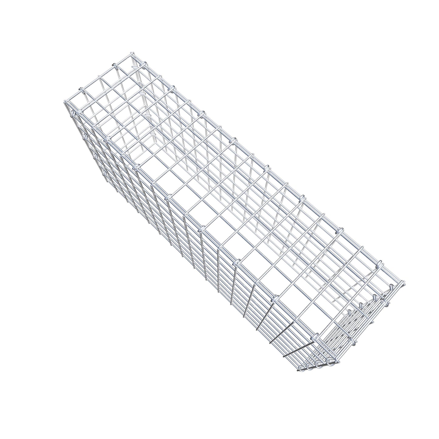 Anbaugabione Typ 3 80 cm x 40 cm x 20 cm (L x H x T), Maschenweite 5 cm x 5 cm, C-Ring