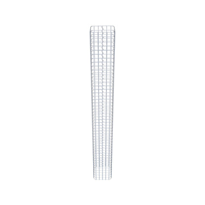 Gabionensäule eckig 27 cm x 27 cm, 230 cm Höhe, MW 5 cm x 5 cm