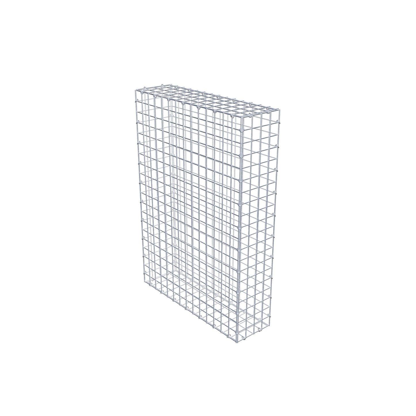 Gabião 100 cm x 70 cm x 20 cm (C x A x P), malhagem 5 cm x 5 cm, anel C