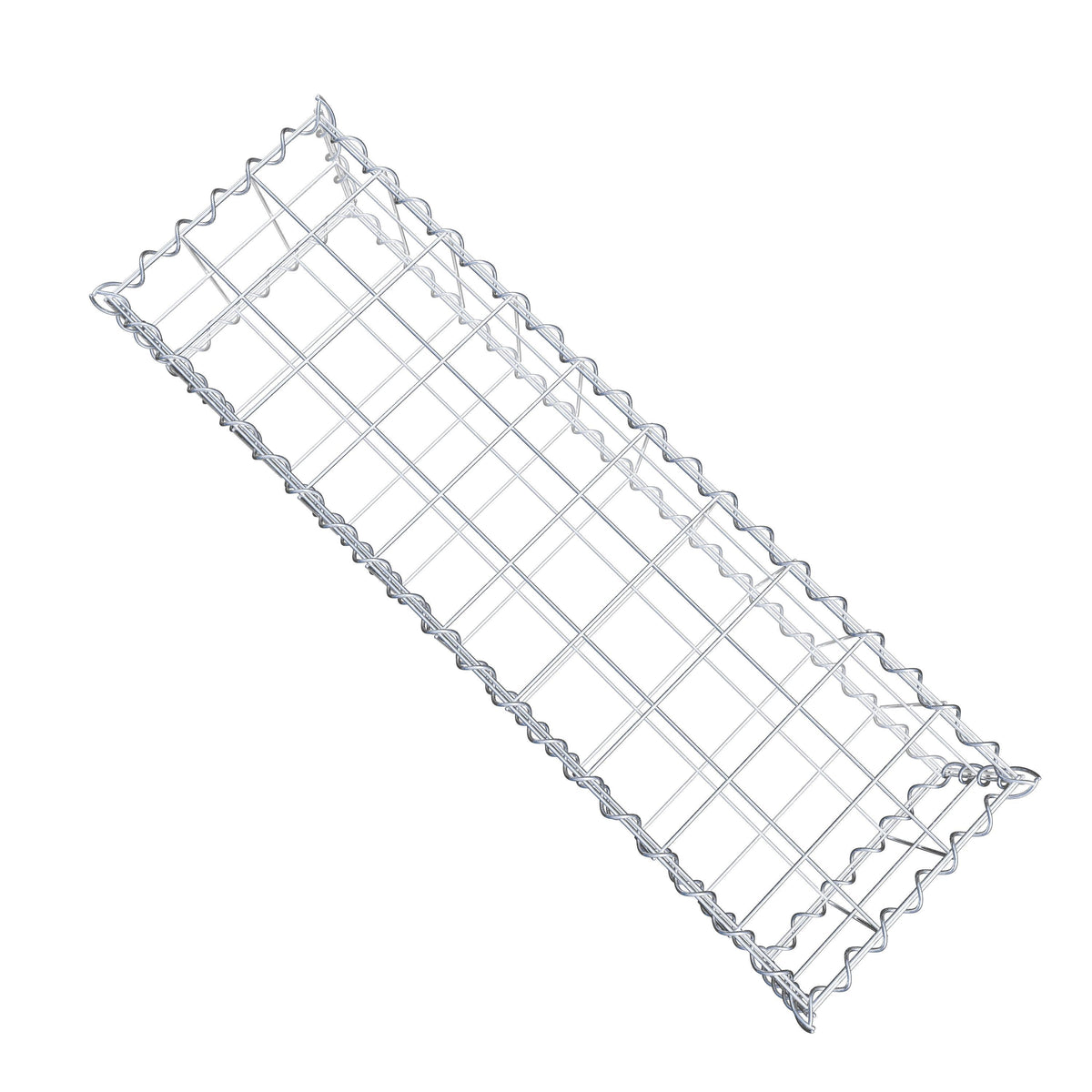 Gabion 100 cm x 20 cm x 30 cm (L x H x P), mailles 10 cm x 10 cm, spirale