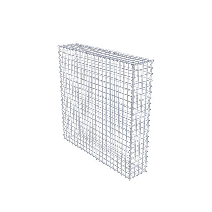 Lot de 2 gabions 100 cm x 100 cm x 20 cm (L x H x P), mailles 5 x 5 cm, spirale
