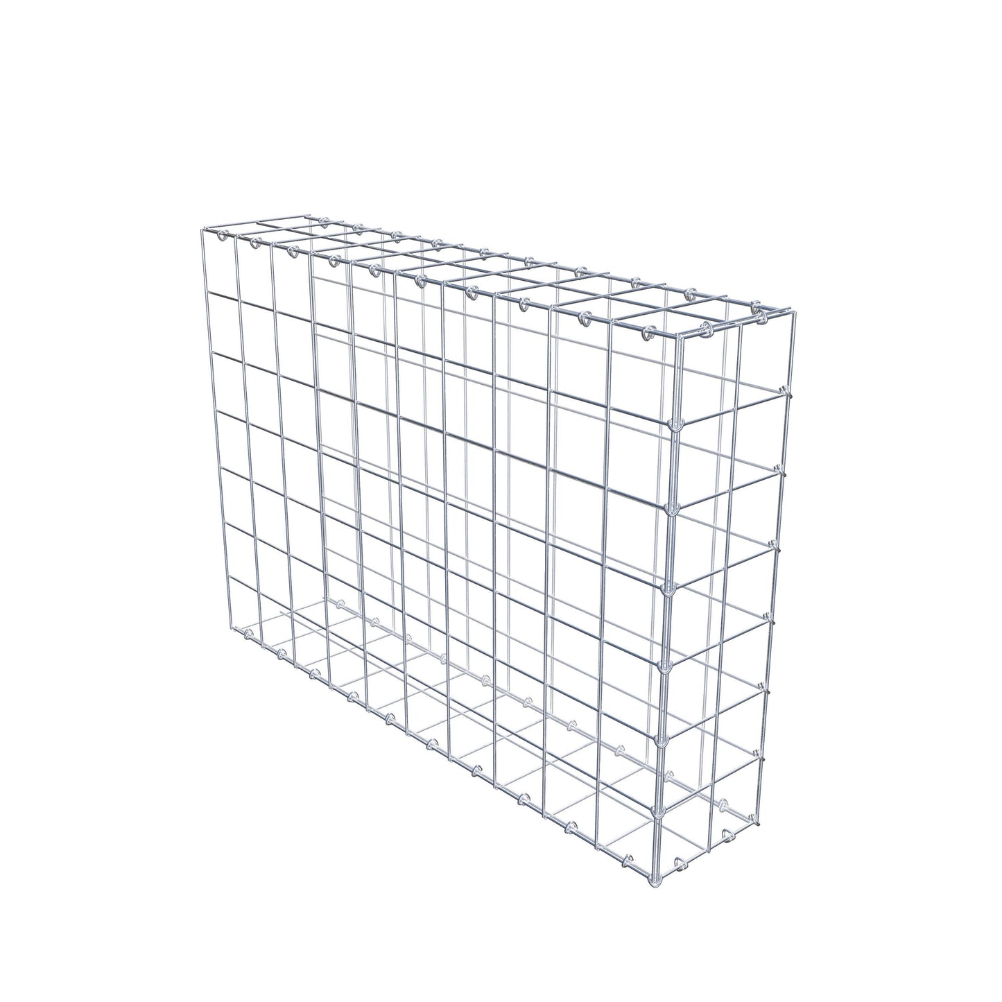 Gabbione aggiuntivo di tipo 2 100 cm x 70 cm x 20 cm (L x H x P), maglia 10 cm x 10 cm, anello a C