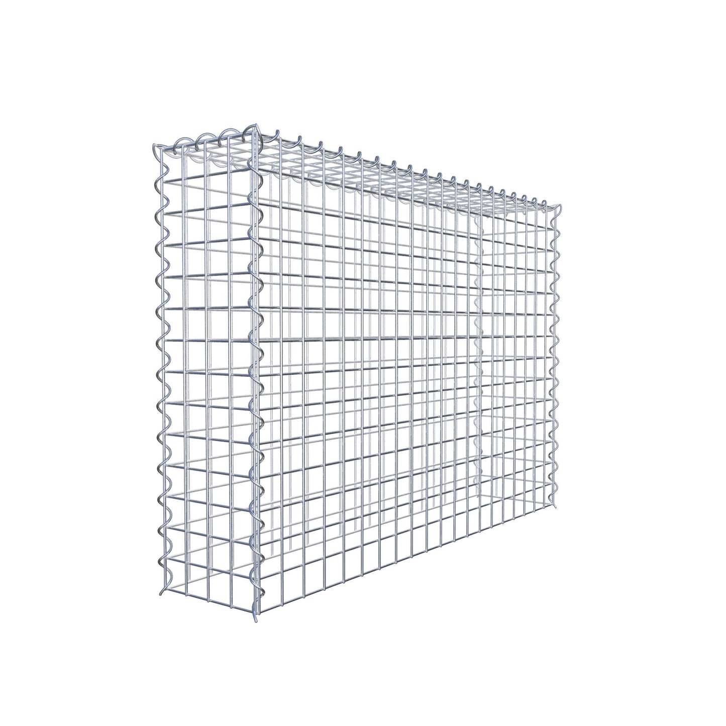 Gavión complementario tipo 3 100 cm x 70 cm x 20 cm (L x A x P), malla 5 cm x 5 cm, espiral