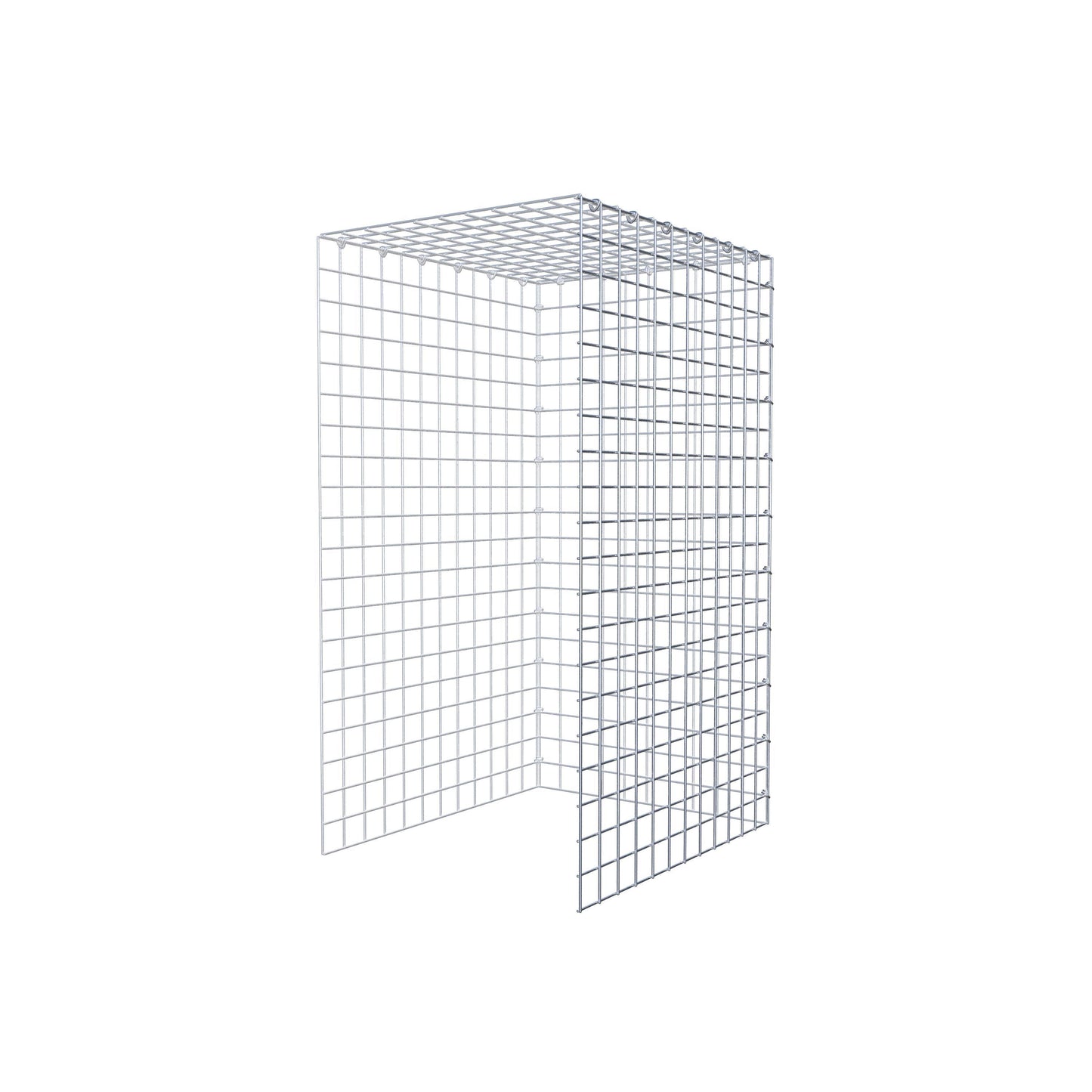 Fourche rapportée type 4 100 cm x 60 cm x 50 cm (L x H x P), mailles 5 cm x 5 cm, anneau C