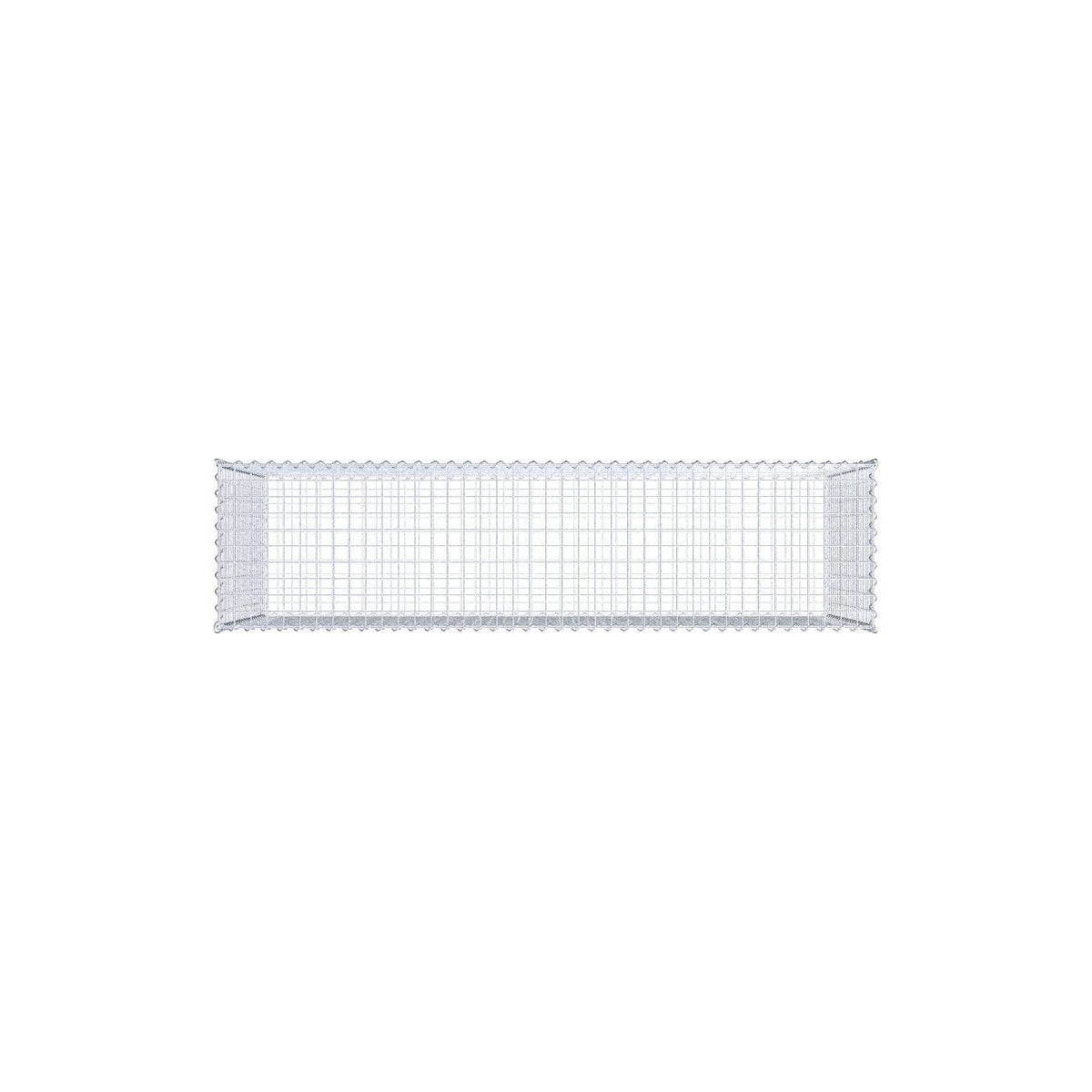 Gabion 200 cm x 100 cm x 50 cm (L x H x D), maskstorlek 5 cm x 5 cm, spiral