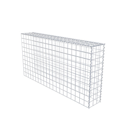 Anbaugabione Typ 4 200 cm x 100 cm x 30 cm (L x H x T), Maschenweite 10 cm x 10 cm, Spirale
