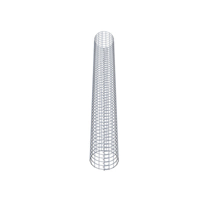 Gabionensäule rund 27 cm Durchmesser, 230 cm Höhe, Maschenweite 5 cm x 5 cm