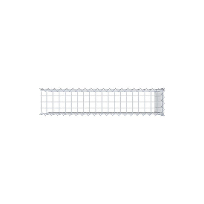 Anbaugabione Typ 4 100 cm x 50 cm x 20 cm (L x H x T), Maschenweite 5 cm x 5 cm, Spirale