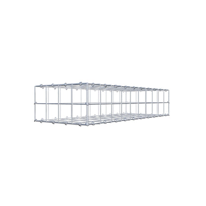 Gabion 100 cm x 20 cm x 40 cm (L x H x D), mesh size 10 cm x 10 cm, C-ring