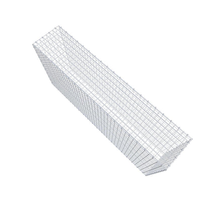 Gabione 200 cm x 100 cm x 40 cm (L x H x T), Maschenweite 5 x 5 cm, Spiralring