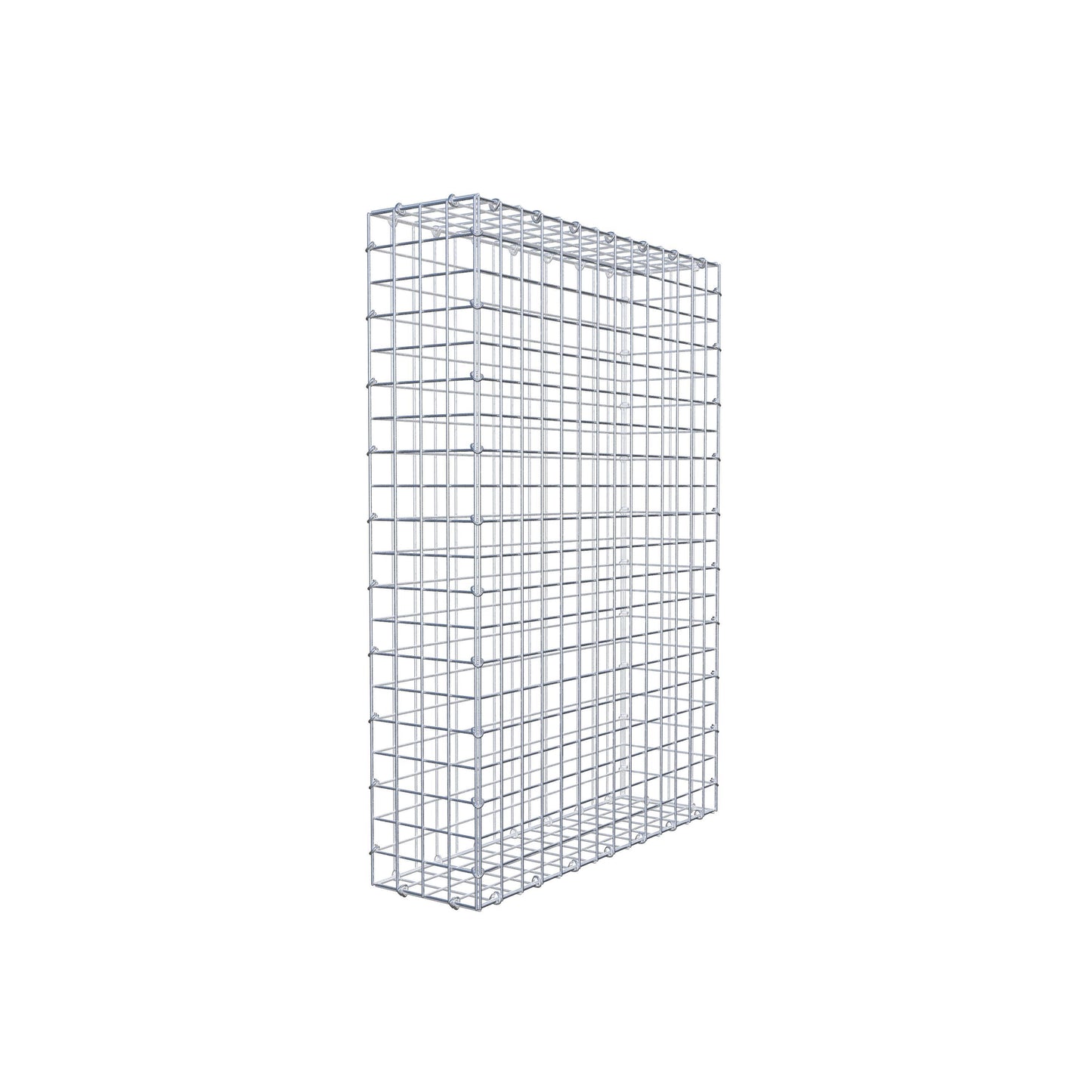 Gabião 100 cm x 70 cm x 20 cm (C x A x P), malhagem 5 cm x 5 cm, anel C