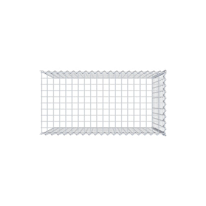 Gavión complementario tipo 4 100 cm x 80 cm x 50 cm (L x A x P), luz de malla 5 cm x 10 cm, en espiral