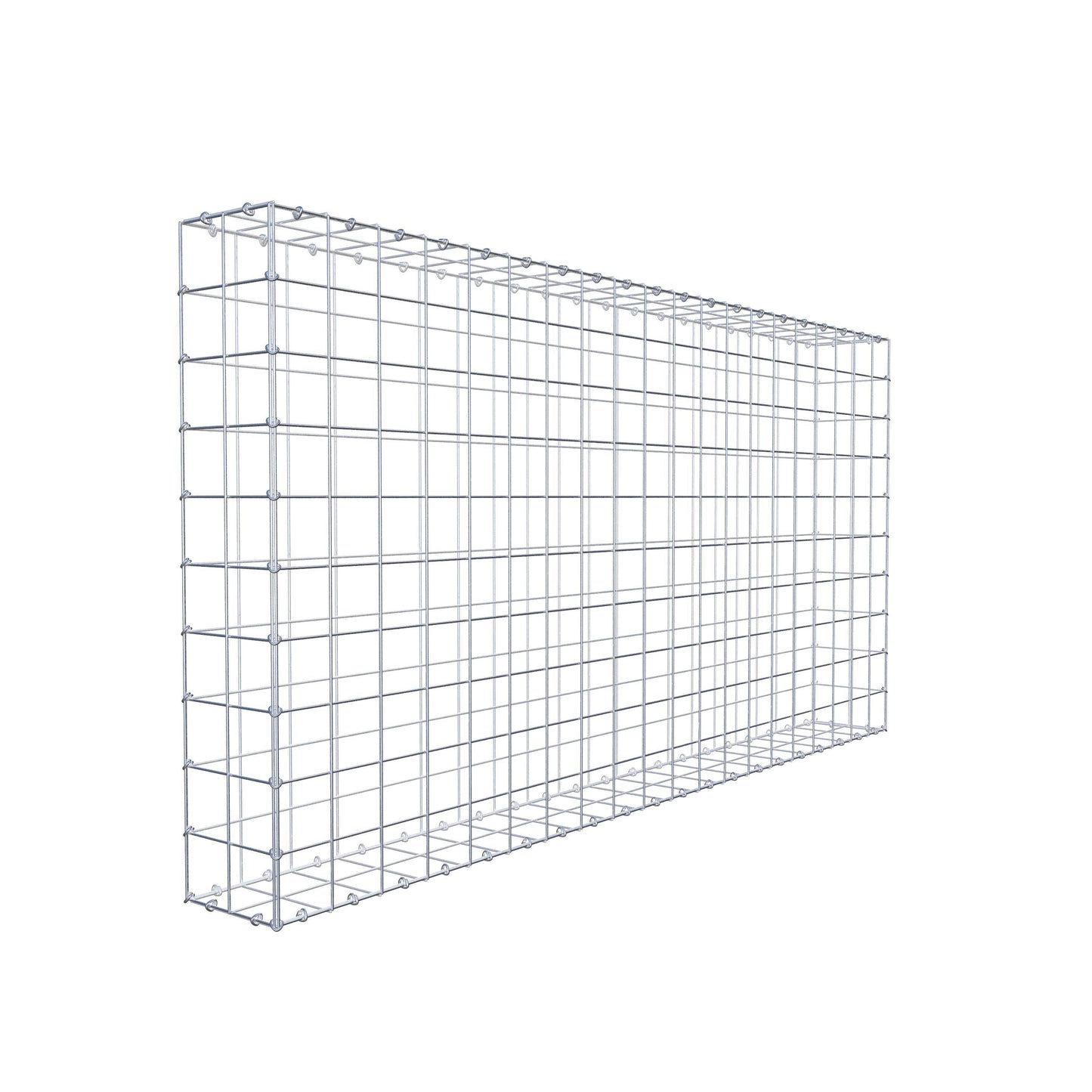 Schanskorf 200 cm x 100 cm x 20 cm (L x H x D), maaswijdte 10 cm x 10 cm, C-ring