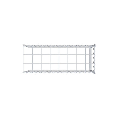 Opvokset gabion type 4 80 cm x 40 cm x 30 cm (L x H x D), maskestørrelse 10 cm x 10 cm, spiral