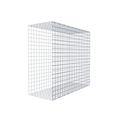 Gavión complementario de tipo 2 100 cm x 90 cm x 40 cm (largo x alto x fondo), malla 5 cm x 5 cm, anillo en C