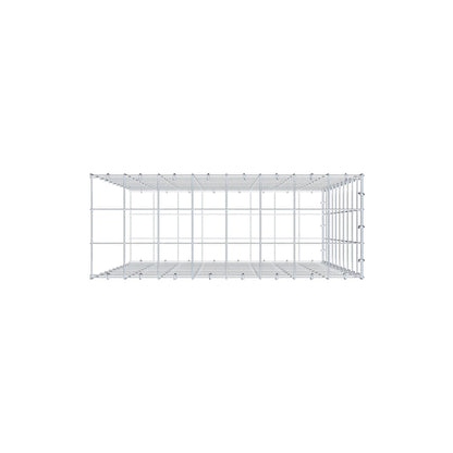 Anbaugabione Typ 2 100 cm x 80 cm x 30 cm (L x H x T), Maschenweite 10 cm x 10 cm, C-Ring