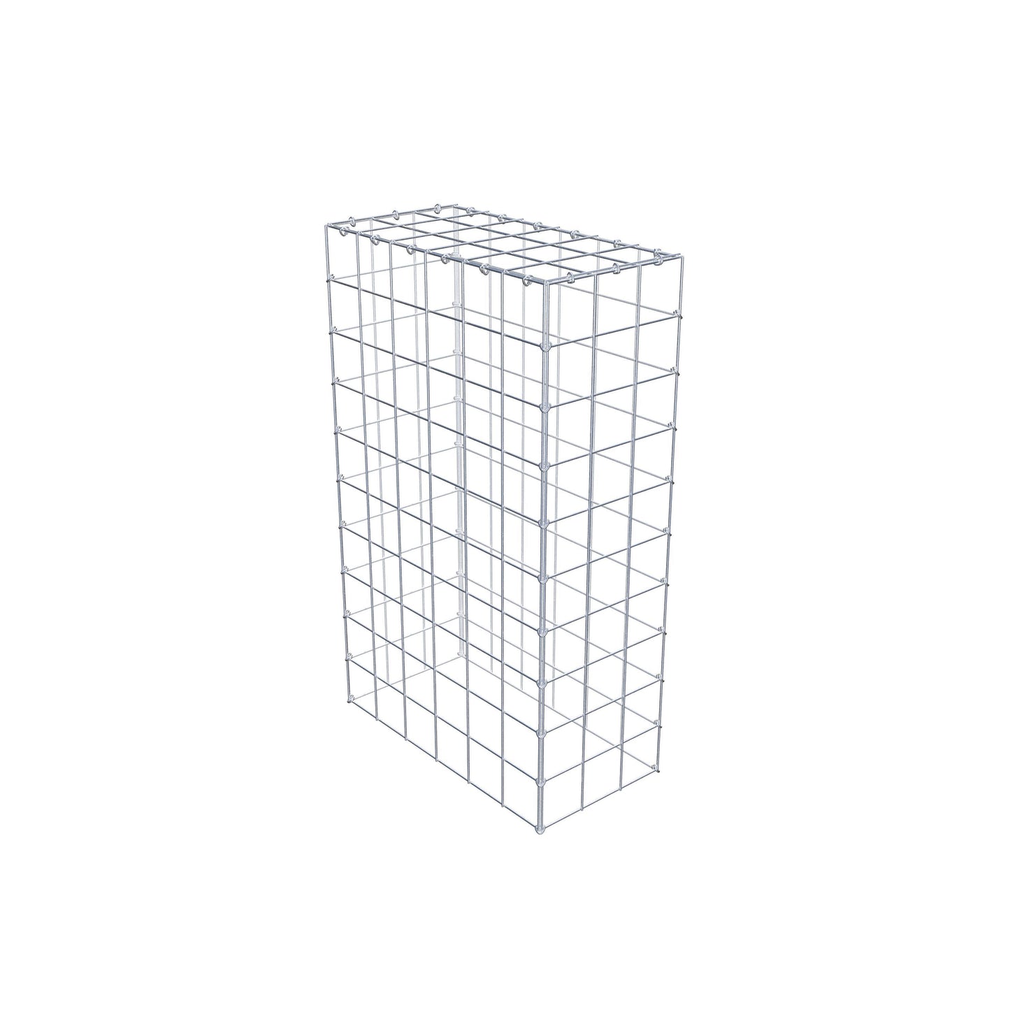 Gabião Tipo 3 100 cm x 60 cm x 30 cm (C x A x P), malhagem 10 cm x 10 cm, anel C