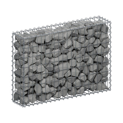 Gabione 100 cm x 70 cm x 20 cm (L x H x T), Maschenweite 5 cm x 10 cm, Spirale