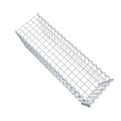 Gabion rapporté type 4 100 cm x 40 cm x 30 cm (L x H x P), mailles 5 cm x 10 cm, spirale