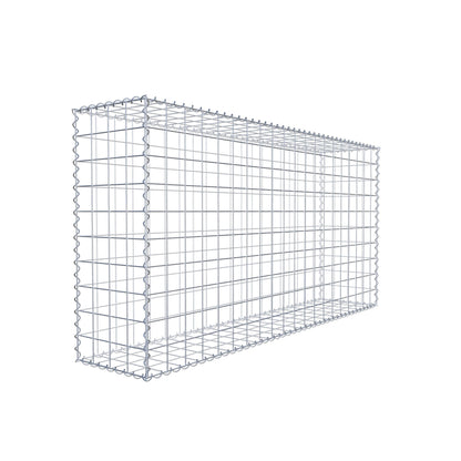 Gabion 200 cm x 100 cm x 40 cm (L x H x D), mesh size 10 cm x 10 cm, spiral