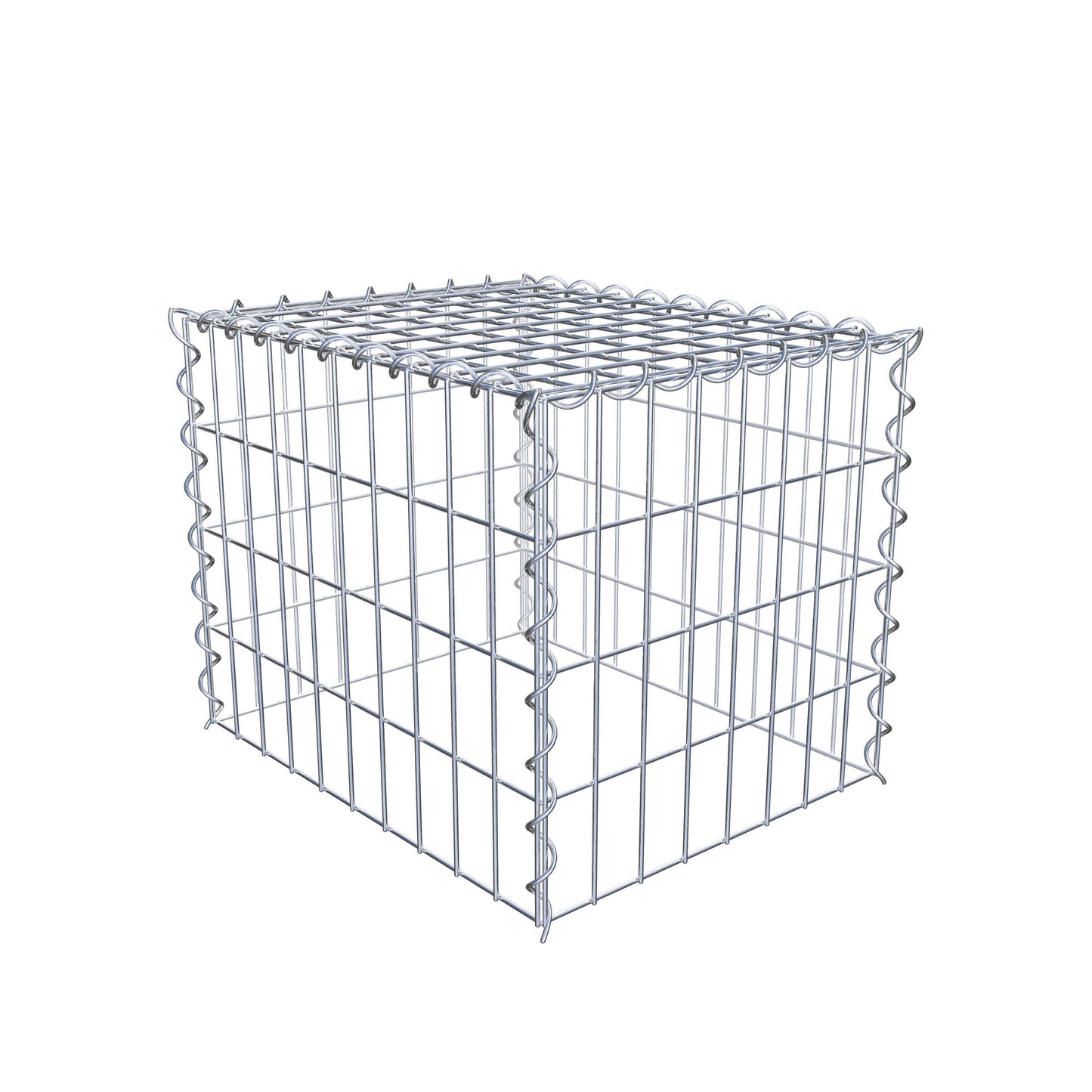 Anbaugabione Typ 3 50 cm x 40 cm x 40 cm (L x H x T), Maschenweite 5 cm x 10 cm, Spirale