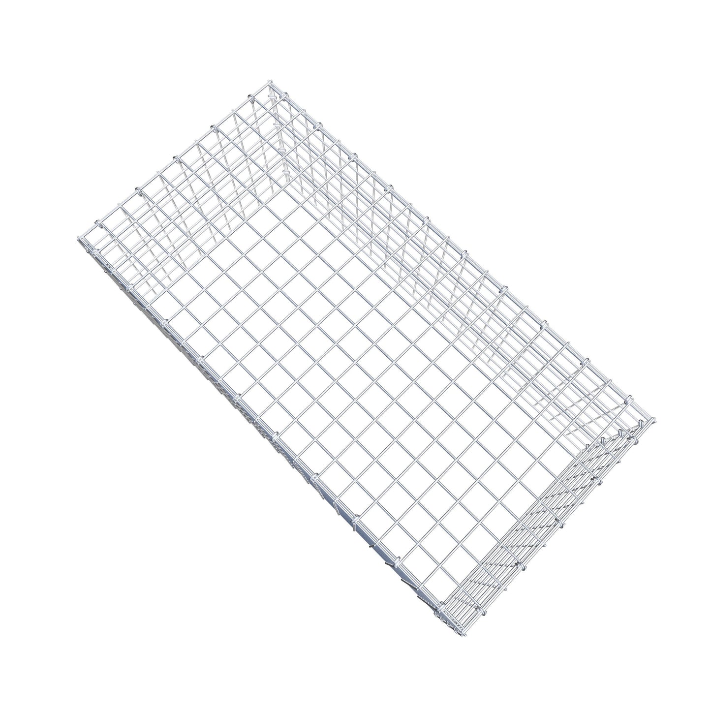 Gabião Tipo 3 100 cm x 40 cm x 50 cm (C x A x P), malhagem 5 cm x 5 cm, anel C