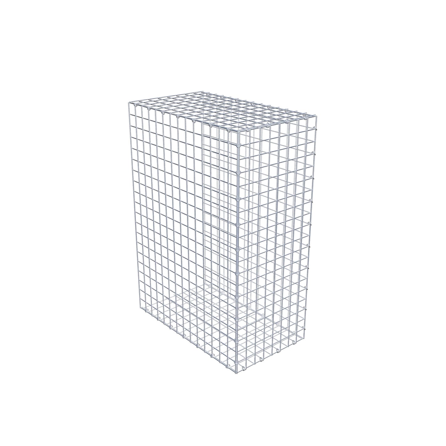 Type 2 oplegkorf 100 cm x 70 cm x 40 cm (L x H x D), maaswijdte 5 cm x 5 cm, C-ring