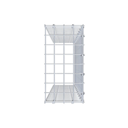 Anbaugabione Typ 4 100 cm x 20 cm x 40 cm (L x H x T), Maschenweite 5 cm x 5 cm, C-Ring