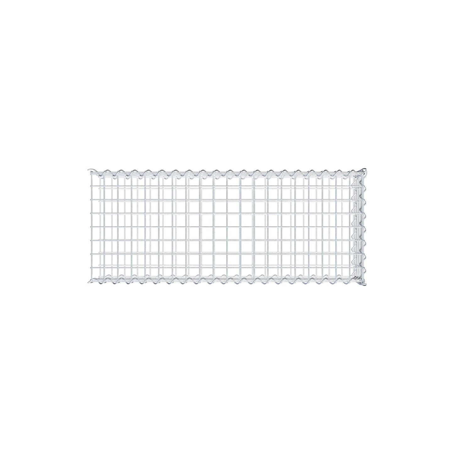 Extra gabion typ 2 100 cm x 20 cm x 40 cm (L x H x D), maskstorlek 5 cm x 5 cm, spiral