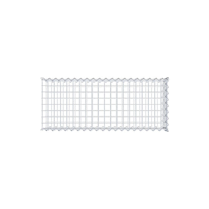 Extra gabion typ 2 100 cm x 20 cm x 40 cm (L x H x D), maskstorlek 5 cm x 5 cm, spiral