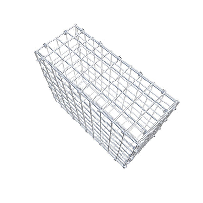 Gabion 50 cm x 40 cm x 20 cm (L x H x P), mailles 5 x 5 cm, anneau en spirale