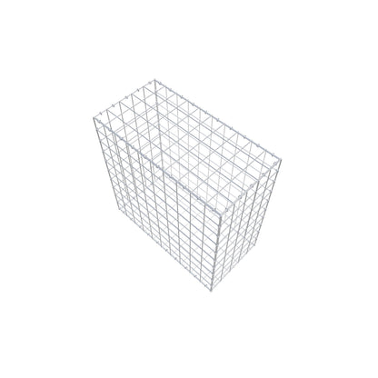Gabione 100 cm x 100 cm x 50 cm (L x H x T), Maschenweite 10 cm x 10 cm, C-Ring