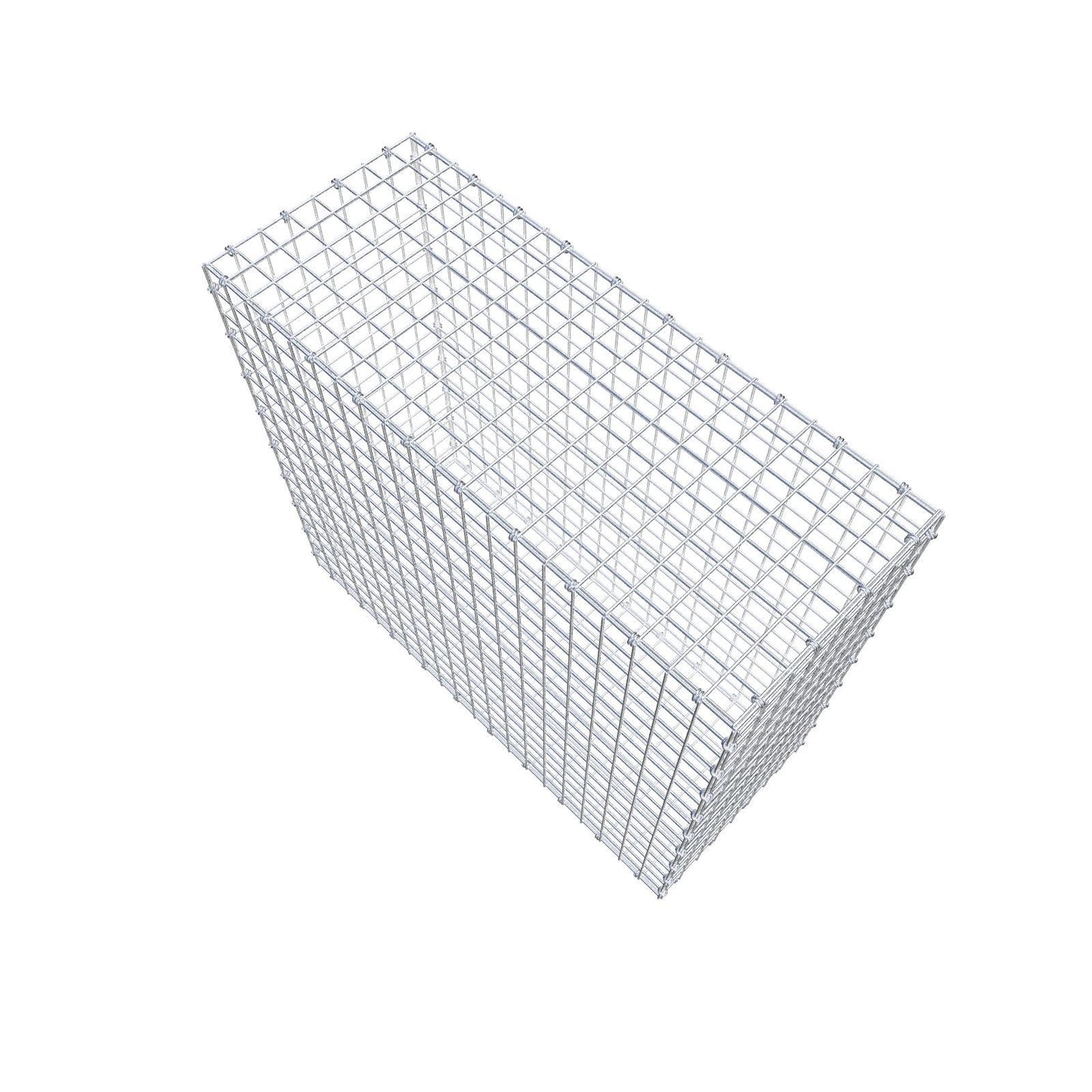 Gabião 100 cm x 90 cm x 40 cm (C x A x P), malhagem 5 x 5 cm, anel espiral