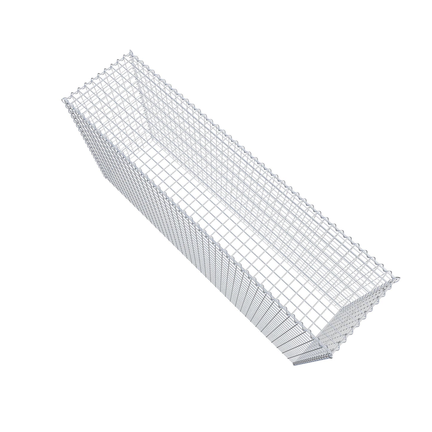 Extra gabion typ 3 200 cm x 100 cm x 50 cm (L x H x D), maskstorlek 5 cm x 5 cm, spiral