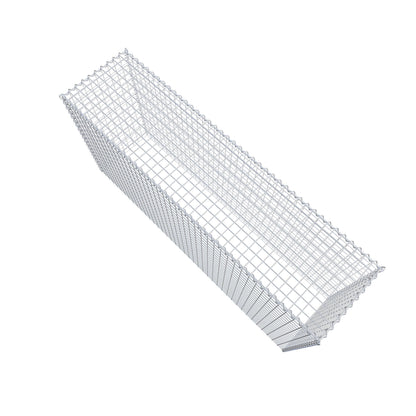 Extra gabion typ 3 200 cm x 100 cm x 50 cm (L x H x D), maskstorlek 5 cm x 5 cm, spiral