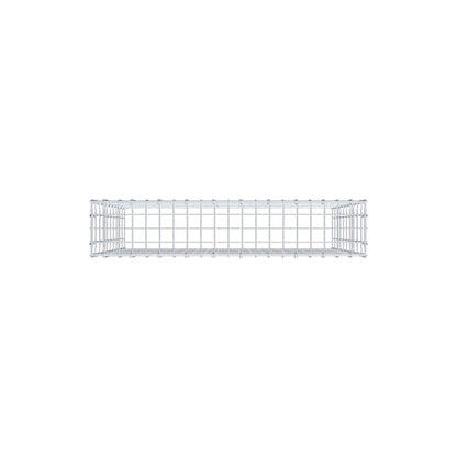 Gabião Tipo 3 100 cm x 100 cm x 20 cm (C x A x P), malhagem 5 cm x 10 cm, anel C