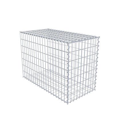 Gabbione aggiuntivo tipo 2 100 cm x 70 cm x 50 cm (L x H x P), dimensione maglia 5 cm x 10 cm, a spirale