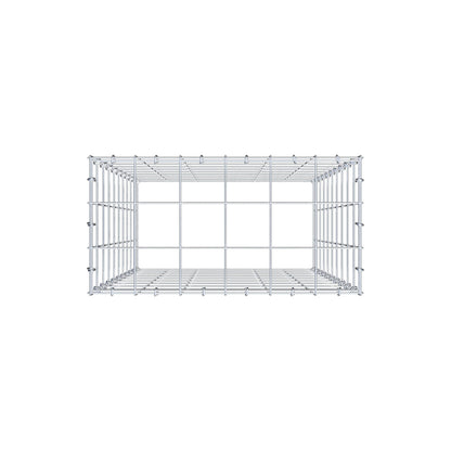 Gabião Tipo 3 100 cm x 60 cm x 30 cm (C x A x P), malhagem 10 cm x 10 cm, anel C