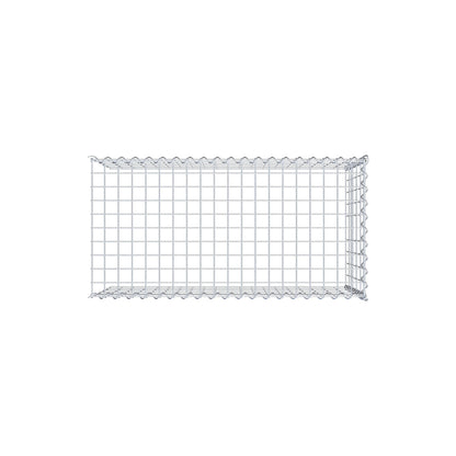 Gabião tipo 4 100 cm x 50 cm x 50 cm (C x A x P), malhagem 5 cm x 10 cm, espiral