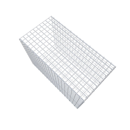 Gabbione aggiuntivo di tipo 2 100 cm x 70 cm x 50 cm (L x H x P), maglia 5 cm x 5 cm, anello a C