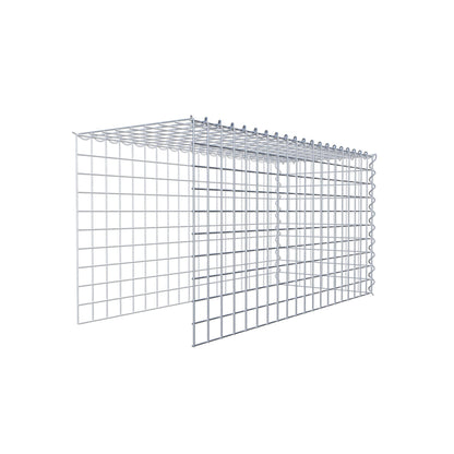 Anbaugabione Typ 4 100 cm x 50 cm x 40 cm (L x H x T), Maschenweite 5 cm x 5 cm, Spirale