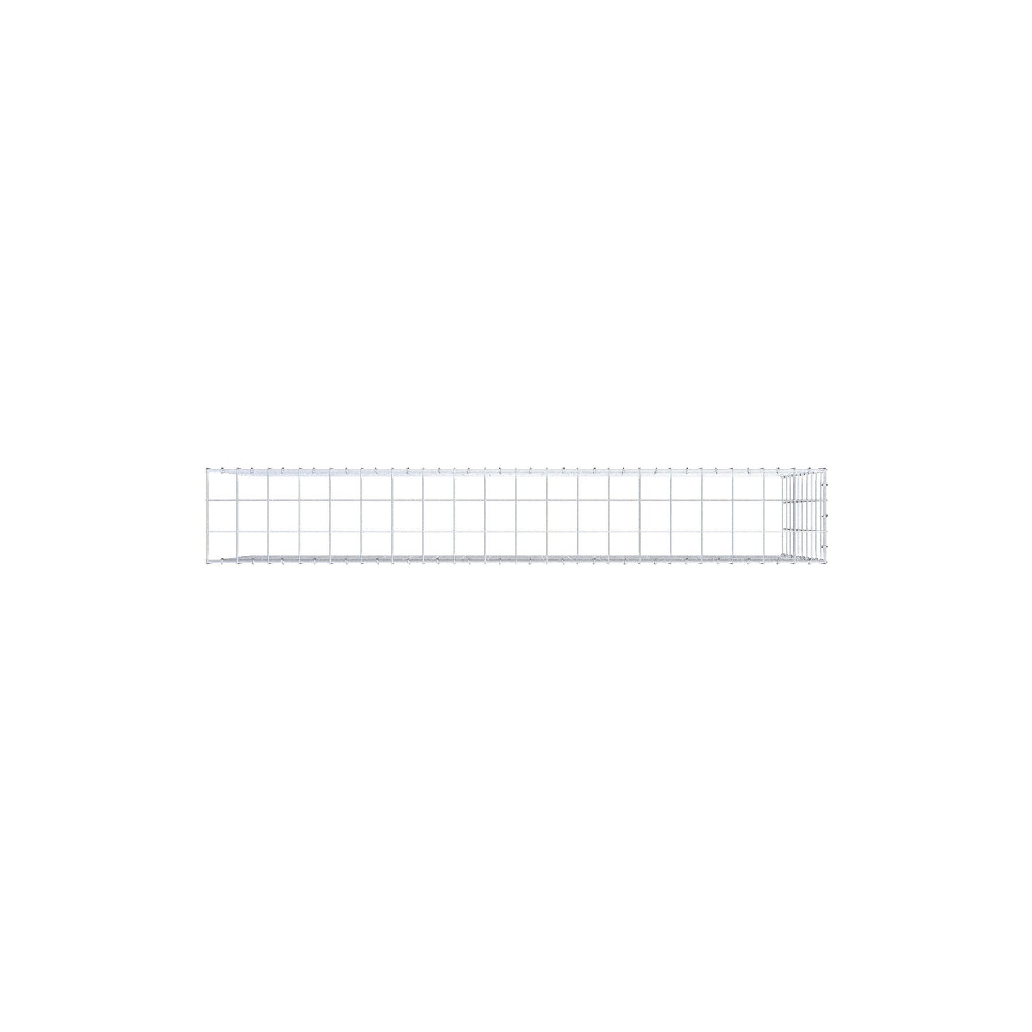 Anbaugabione Typ 4 200 cm x 100 cm x 30 cm (L x H x T), Maschenweite 10 cm x 10 cm, C-Ring
