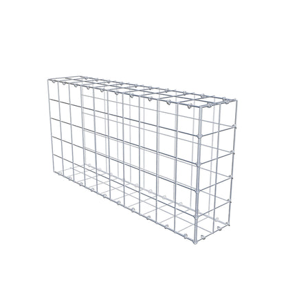 Anbaugabione Typ 2 100 cm x 50 cm x 20 cm (L x H x T), Maschenweite 10 cm x 10 cm, C-Ring