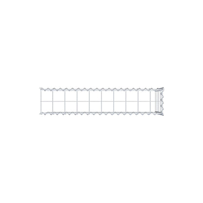Opvokset gabion type 4 100 cm x 40 cm x 20 cm (L x H x D), maskestørrelse 10 cm x 10 cm, spiral