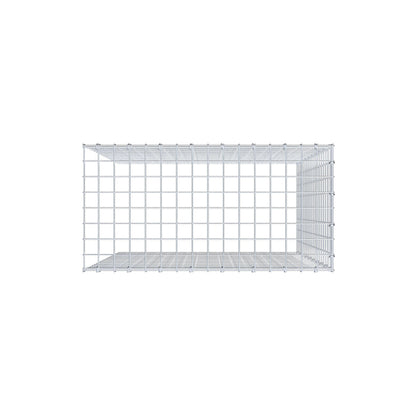 Fourche rapportée type 4 100 cm x 80 cm x 40 cm (L x H x P), mailles 5 cm x 5 cm, anneau C