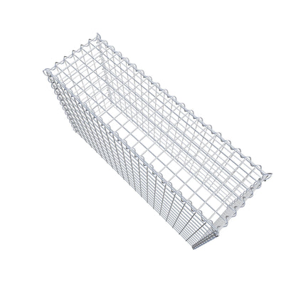 Anbaugabione Typ 3 100 cm x 60 cm x 30 cm (L x H x T), Maschenweite 5 cm x 5 cm, Spirale