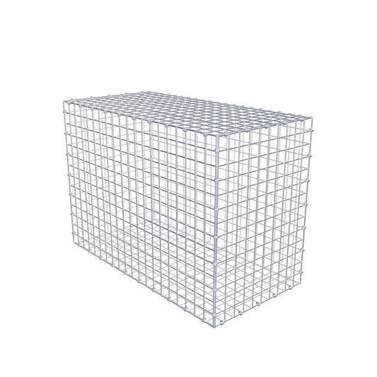 Gabião 100 cm x 70 cm x 50 cm (C x A x P), malhagem 5 x 5 cm, anel espiral